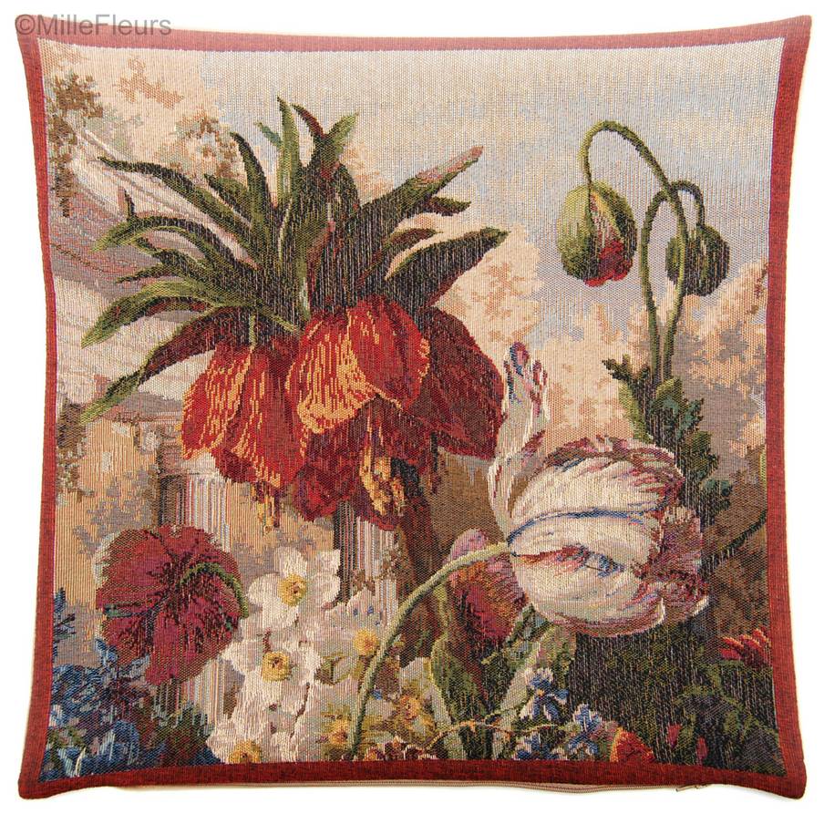 Exotique Flower Tapestry cushions Classic Flowers - Mille Fleurs Tapestries