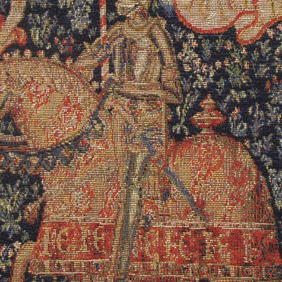 Knight Tapestry cushions Medieval - Mille Fleurs Tapestries