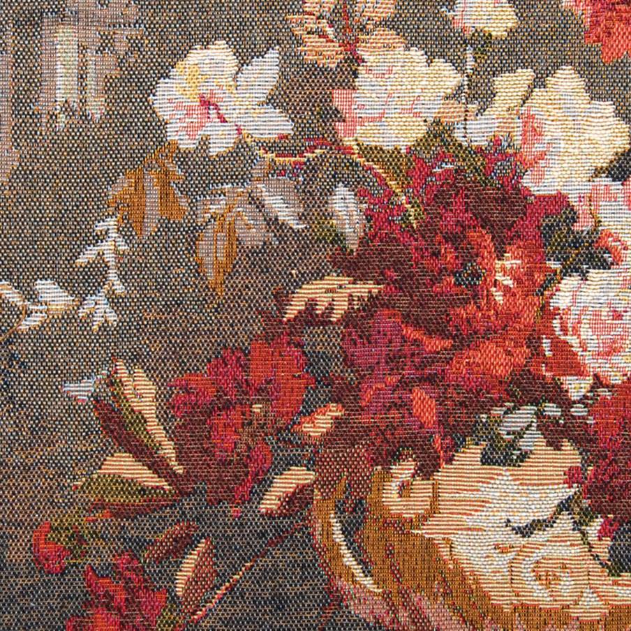 Kiosk and Bouquet Tapestry cushions Classic Flowers - Mille Fleurs Tapestries