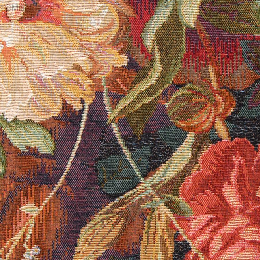 Peony and Rose Tapestry cushions Classic Flowers - Mille Fleurs Tapestries