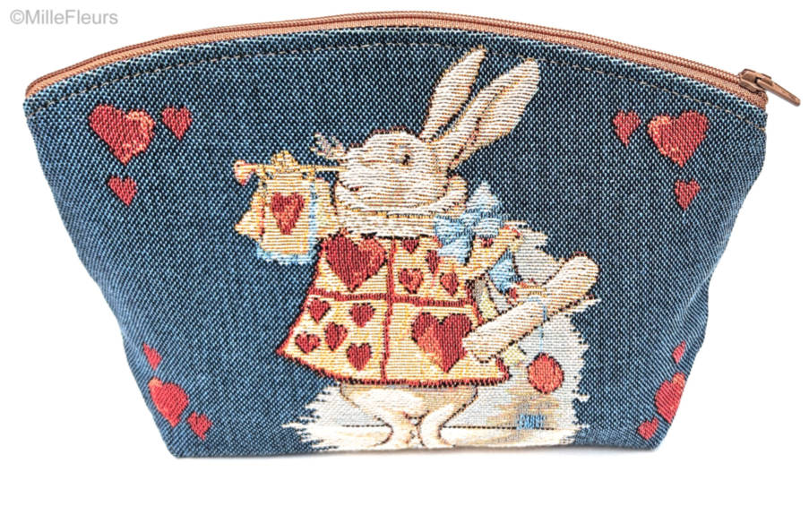 Hartenkonijn Make-up Tasjes Alice in Wonderland - Mille Fleurs Tapestries
