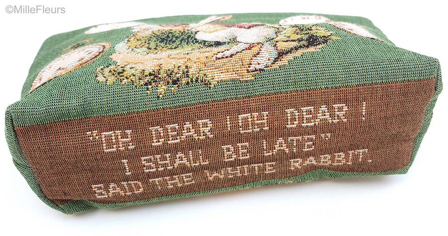 Late Rabbit Make-up Bags Alice in Wonderland - Mille Fleurs Tapestries