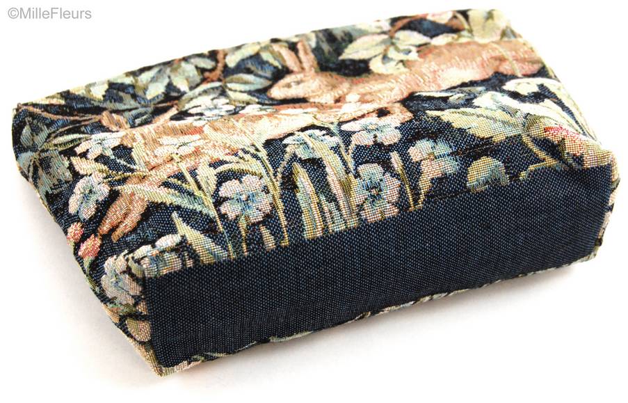 Two Hares (William Morris) Make-up Bags Medieval and William Morris - Mille Fleurs Tapestries