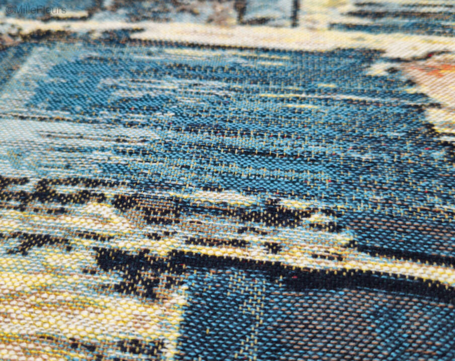 Echoes of the Metropolis Wandtapijten Hedendaagse Kunstwerken - Mille Fleurs Tapestries