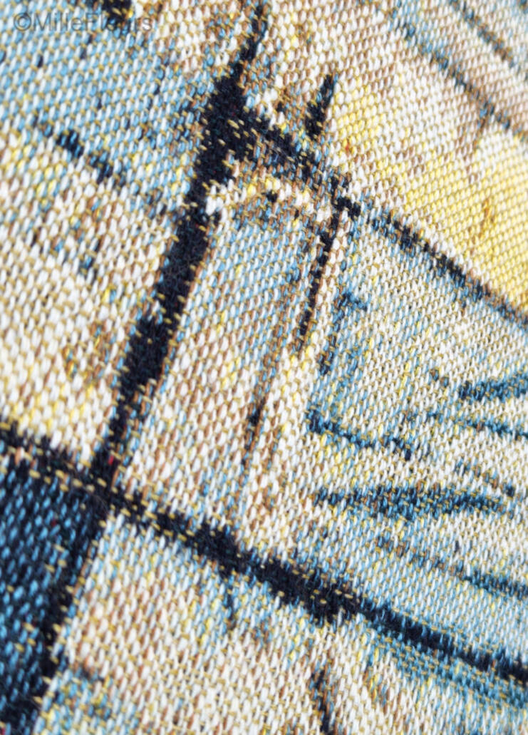 Echoes of the Metropolis Wandtapijten Hedendaagse Kunstwerken - Mille Fleurs Tapestries