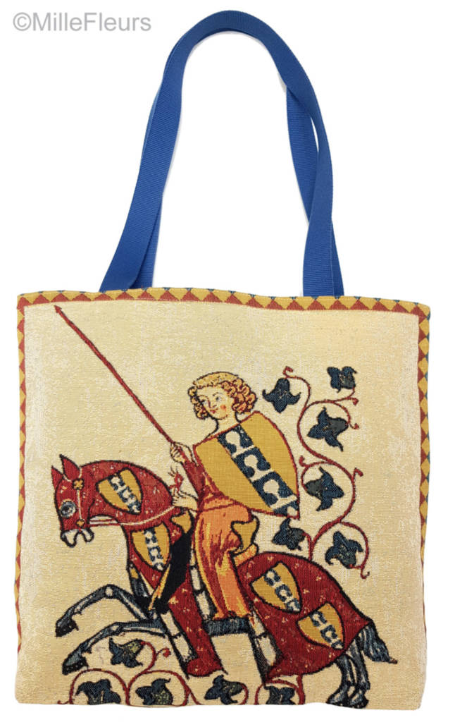 Codex Manesse Tote Bags *** CLEARENCE SALES *** - Mille Fleurs Tapestries