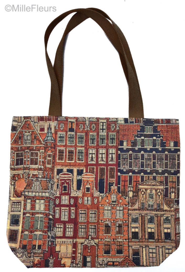 Bruges Tote Bags Bruges and Belgium - Mille Fleurs Tapestries