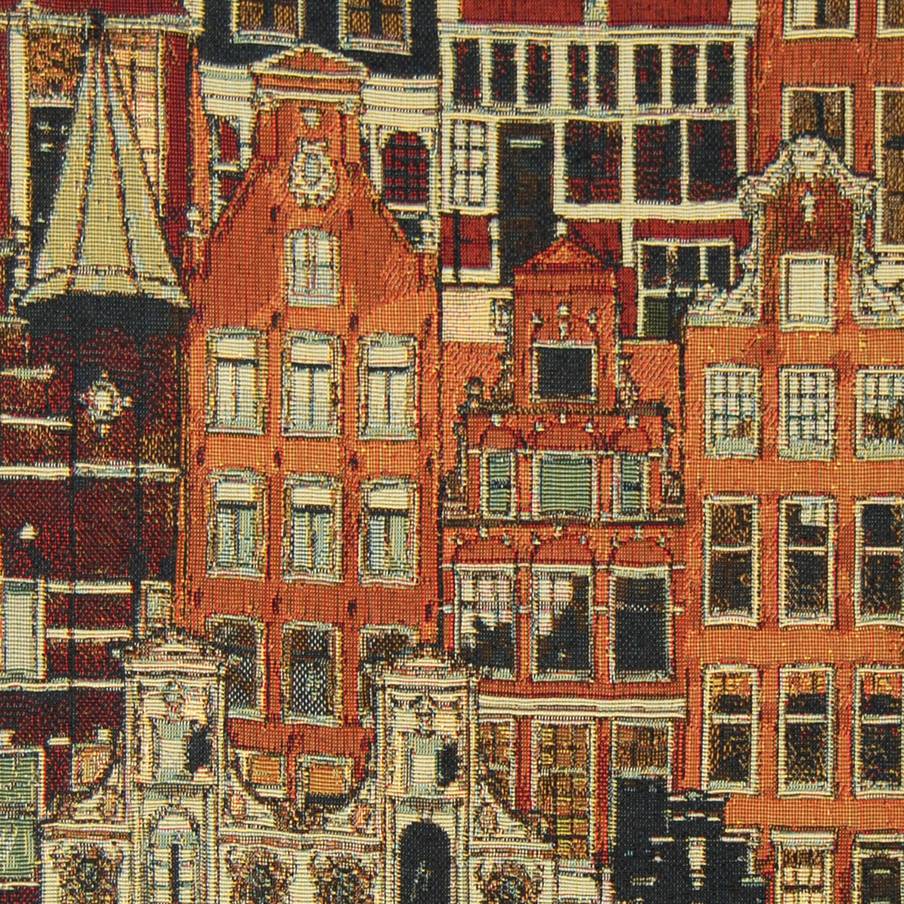 Brugse Huizen Kussenslopen Belgische Historische Steden - Mille Fleurs Tapestries