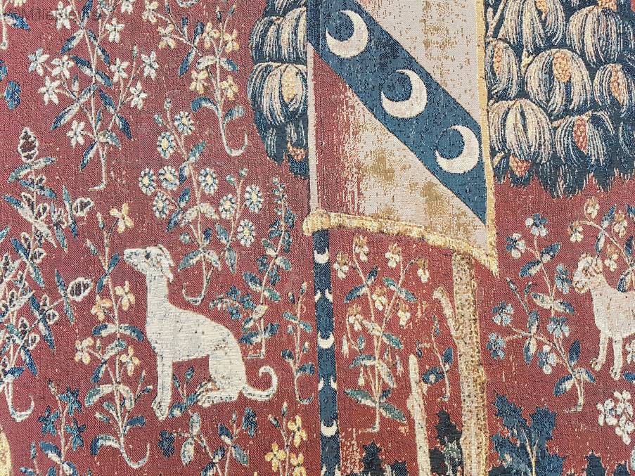 The Smell Wall tapestries Lady and the Unicorn - Mille Fleurs Tapestries