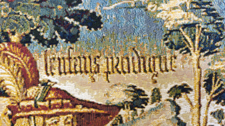 The Departure Wall tapestries Renaissance - Mille Fleurs Tapestries