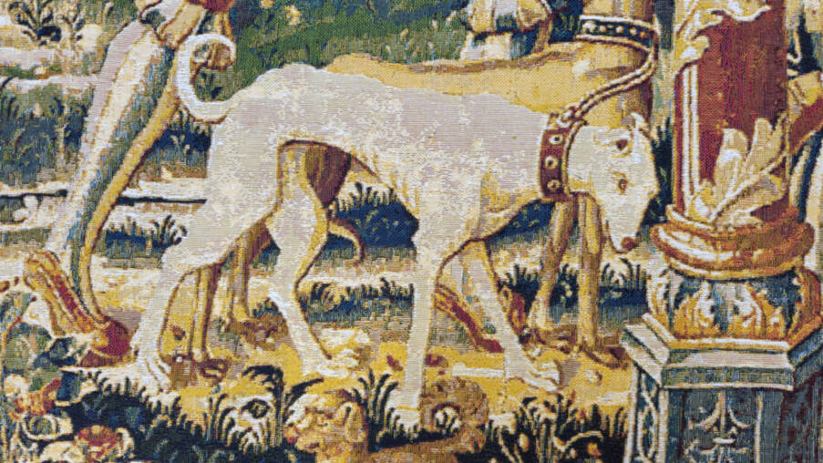 The Departure Wall tapestries Renaissance - Mille Fleurs Tapestries