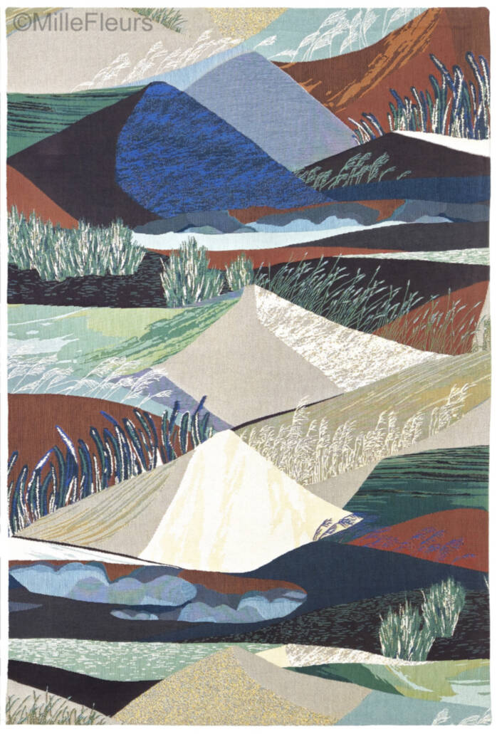 Coastal Dream Wandtapijten Hedendaagse Kunstwerken - Mille Fleurs Tapestries