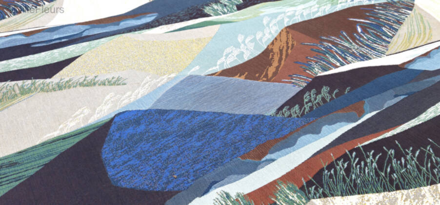 Coastal Dream Wandtapijten Hedendaagse Kunstwerken - Mille Fleurs Tapestries