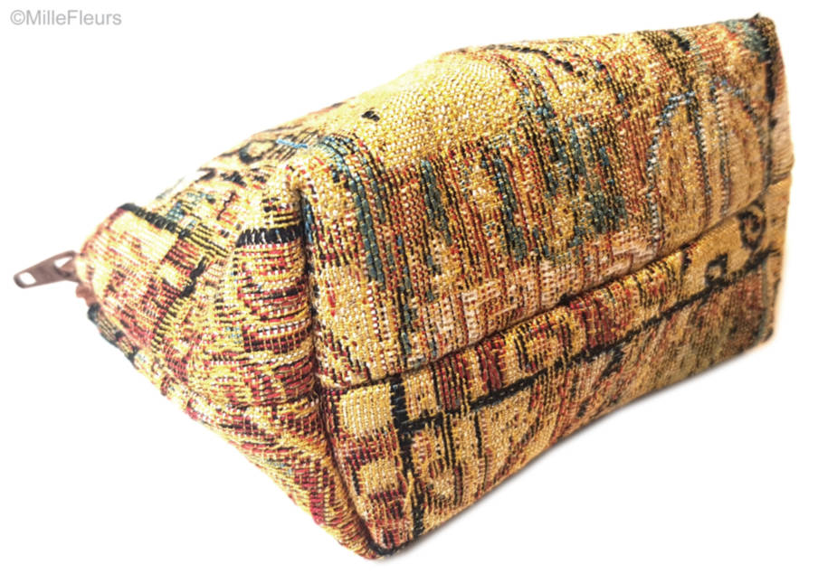 Adèle (Klimt) Make-up Bags Zipper Pouches - Mille Fleurs Tapestries