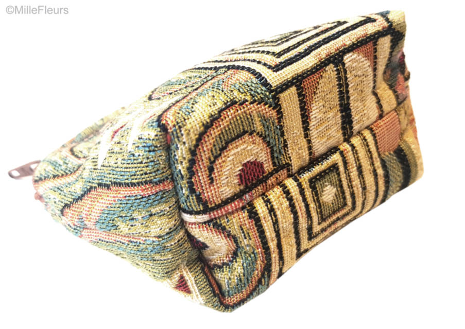 Ornaments (Klimt) Make-up Bags Zipper Pouches - Mille Fleurs Tapestries