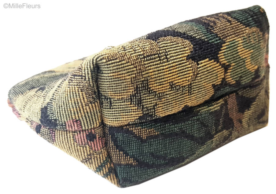 Verdure Make-up Bags Zipper Pouches - Mille Fleurs Tapestries