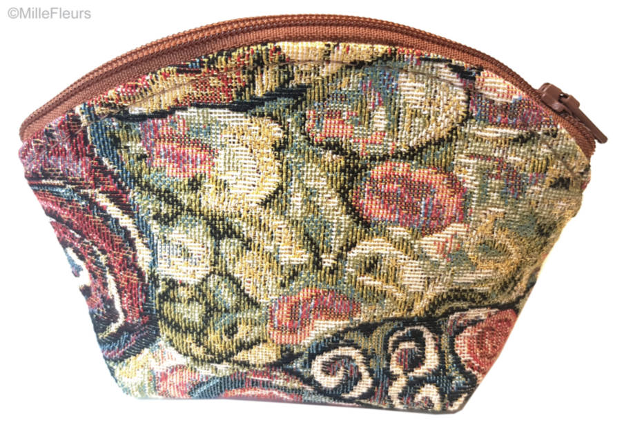Virgen (Klimt) Bolsas de Maquillaje Estuches con Cremallera - Mille Fleurs Tapestries