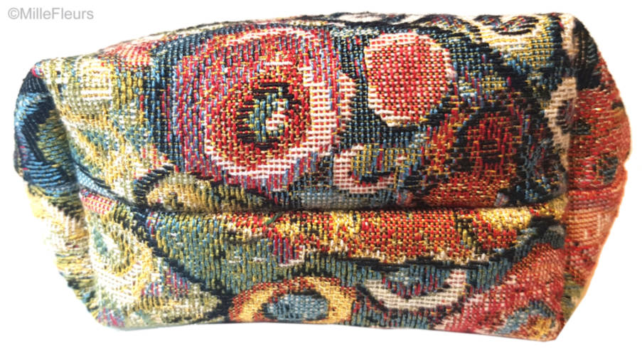 Virgen (Klimt) Bolsas de Maquillaje Estuches con Cremallera - Mille Fleurs Tapestries