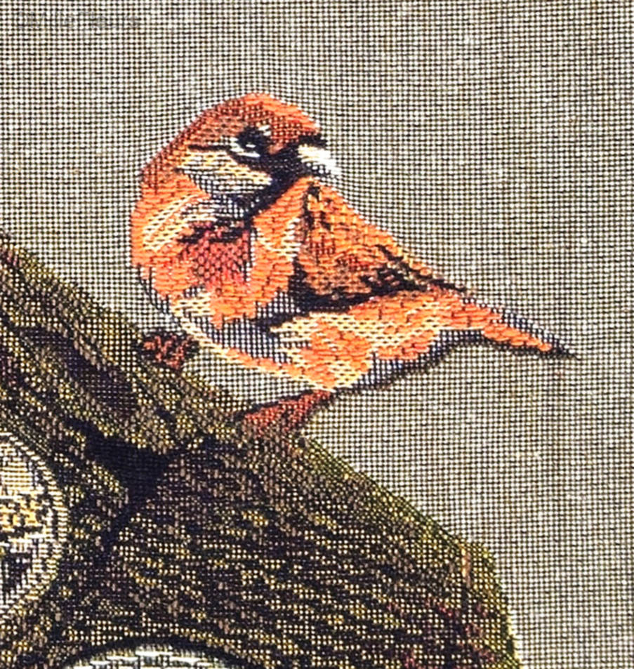 Gekleed Hert met Vogels Sierkussens *** uitverkoop *** - Mille Fleurs Tapestries