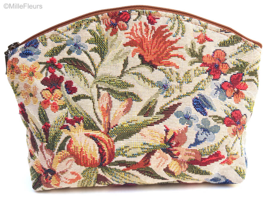 Prado de Flores Bolsas de Maquillaje Flores - Mille Fleurs Tapestries