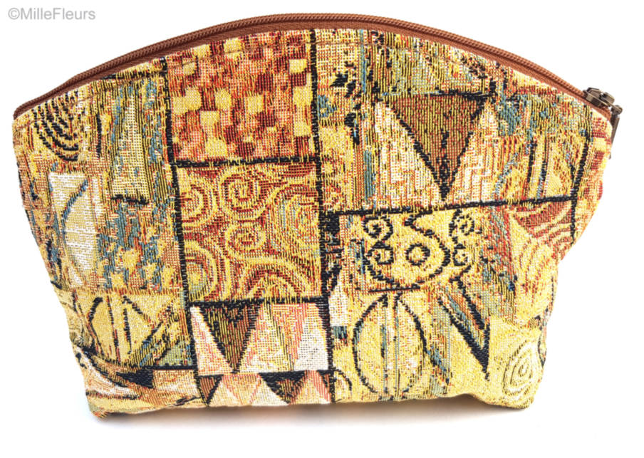 Adèle (Klimt) Bolsas de Maquillaje Obras Maestras - Mille Fleurs Tapestries