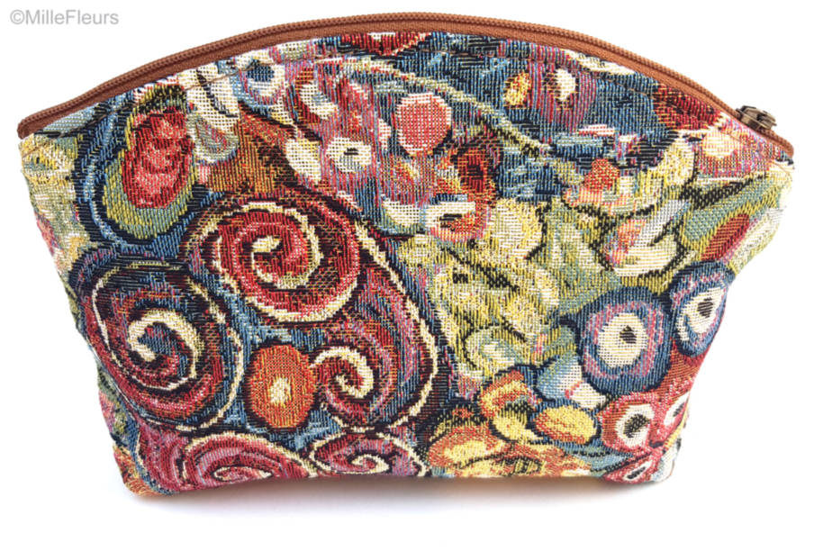 Virgin (Klimt) Make-up Bags Masterpieces - Mille Fleurs Tapestries