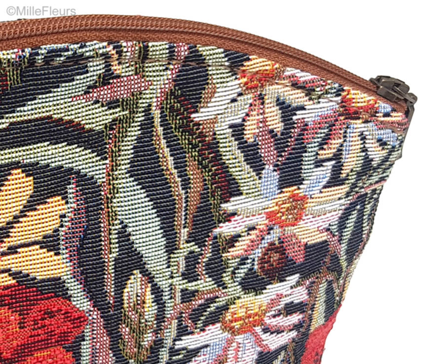 Pavots Sacs de Maquillage Coquelicots - Mille Fleurs Tapestries