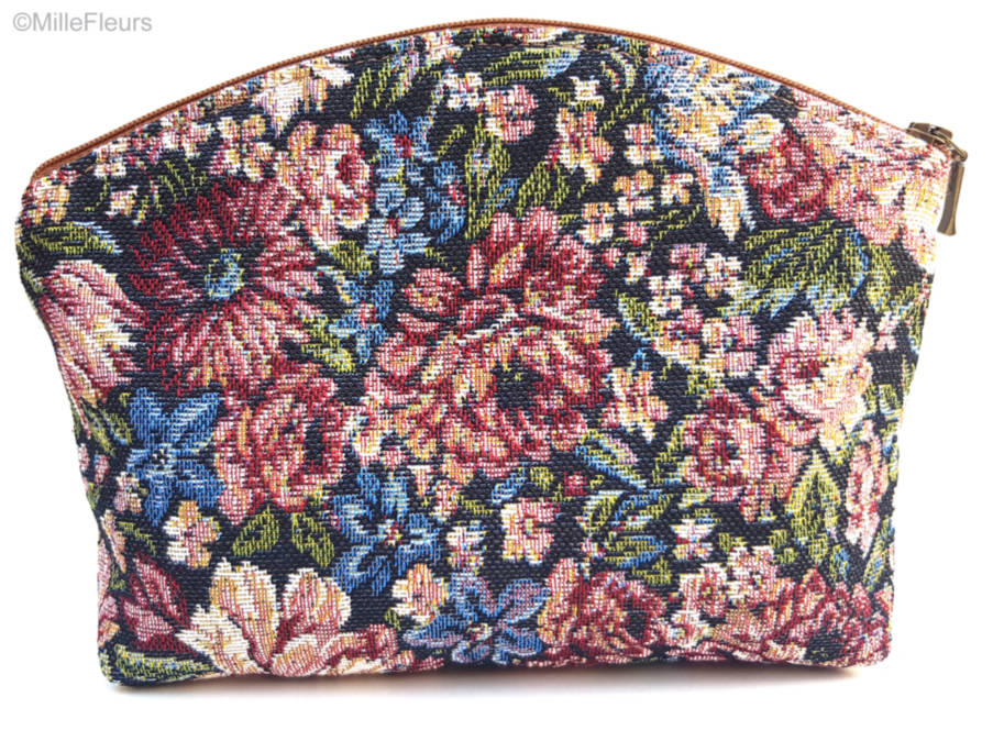 Spring Make-up Bags Flowers - Mille Fleurs Tapestries