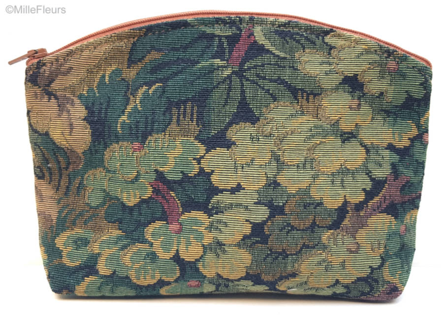 Verdure Make-up Bags Flowers - Mille Fleurs Tapestries
