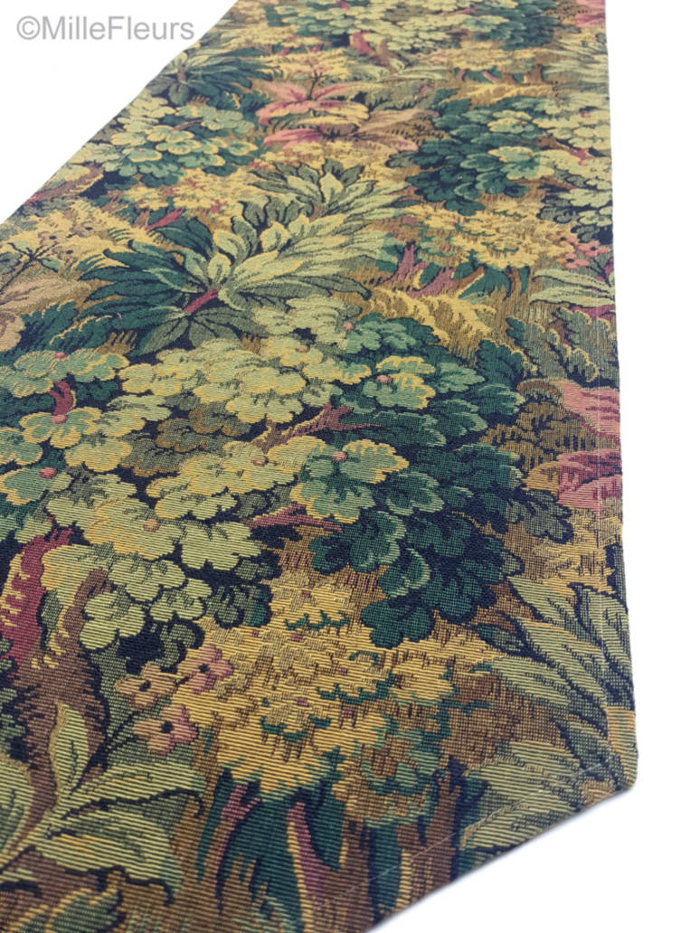 Verdure Chemins de table Fleurs - Mille Fleurs Tapestries