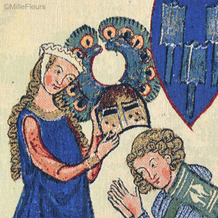 Der Schenk von Limpurg Wandtapijten Codex Manesse - Mille Fleurs Tapestries