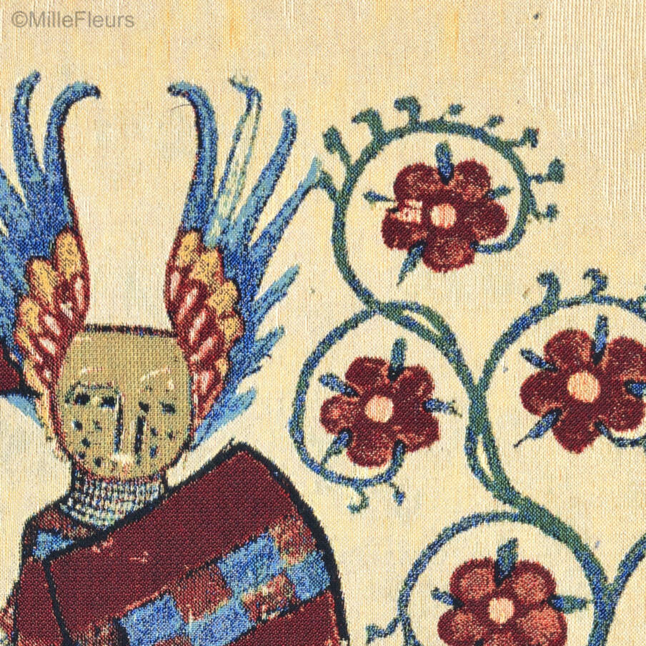 Herr Walther von Metze Wandtapijten Codex Manesse - Mille Fleurs Tapestries