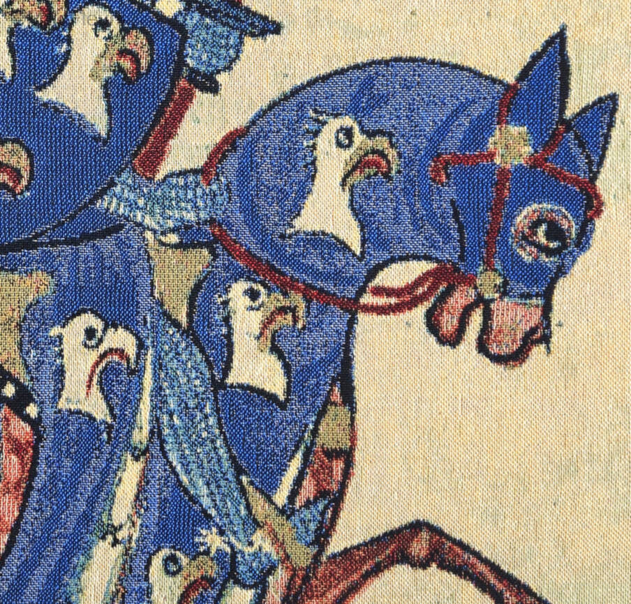 Hartmann von Aue Wall tapestries Codex Manesse - Mille Fleurs Tapestries