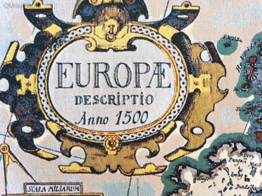 Europae 1500 Wandtapijten Kaarten en Nautisch - Mille Fleurs Tapestries