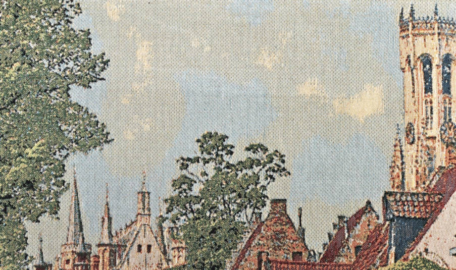 Groenerei in Brugge Wandtapijten Brugge en Vlaanderen - Mille Fleurs Tapestries
