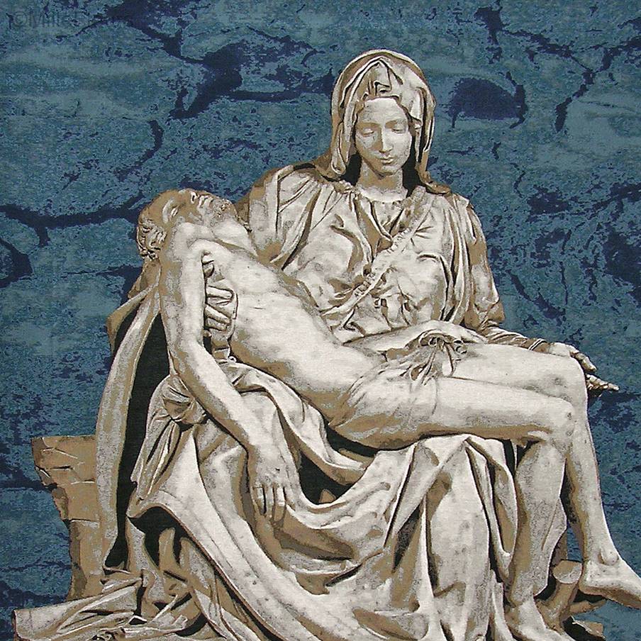 Pieta de Michelangelo Tapisseries murales Religieux - Mille Fleurs Tapestries