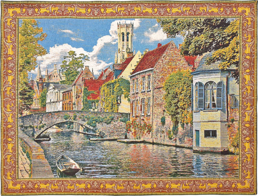 Groenerei te Brugge Wandtapijten Stad Brugge - Mille Fleurs Tapestries