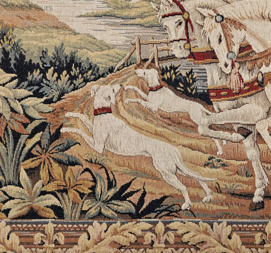 Royal Hunting (Marc Waymel) Tapices de pared Otros Medievales - Mille Fleurs Tapestries