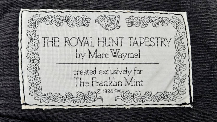 Royal Hunting (Marc Waymel) Tapices de pared Otros Medievales - Mille Fleurs Tapestries