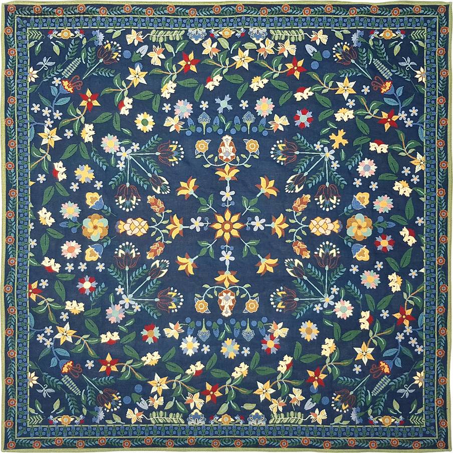 Wenny Plaids Fleurs - Mille Fleurs Tapestries