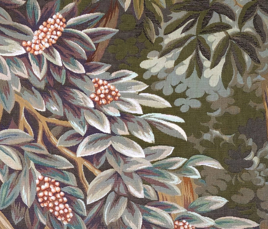 Greenery with Birds Wall tapestries Verdures - Mille Fleurs Tapestries