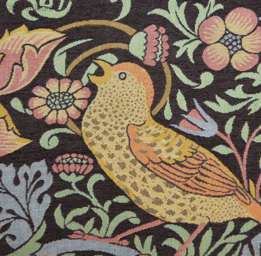 Strawberry Thief (William Morris) Tote Bags William Morris - Mille Fleurs Tapestries