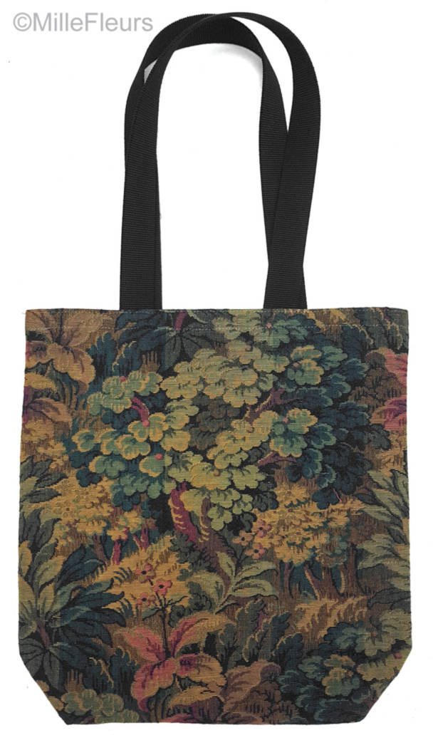 Verdure Shoppers Bloemen - Mille Fleurs Tapestries