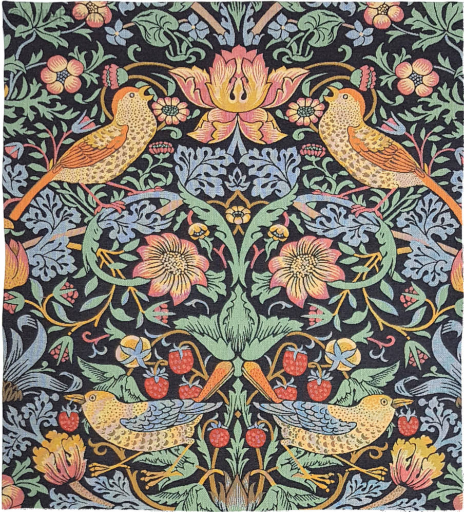 Strawberry Thief Wall tapestries William Morris and Co - Mille Fleurs Tapestries