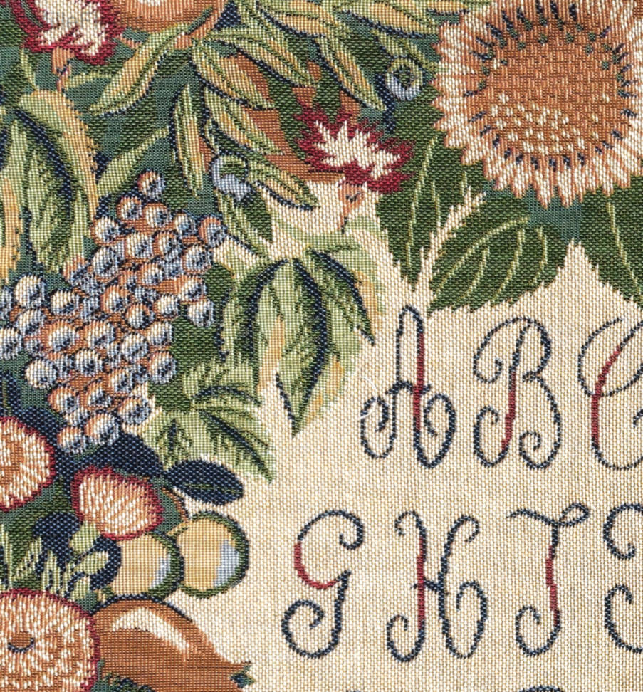Alfabet Sierkussens *** uitverkoop *** - Mille Fleurs Tapestries