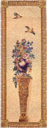 Panel With Bouquet