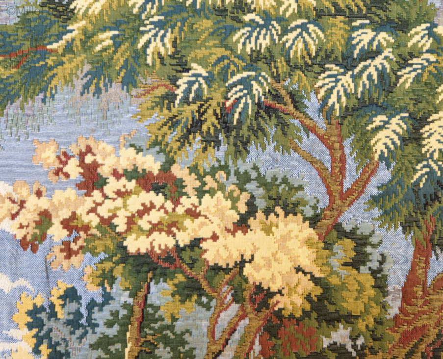 Hoofse Scène (François Boucher) Wandtapijten Romantisch en Pastoraal - Mille Fleurs Tapestries