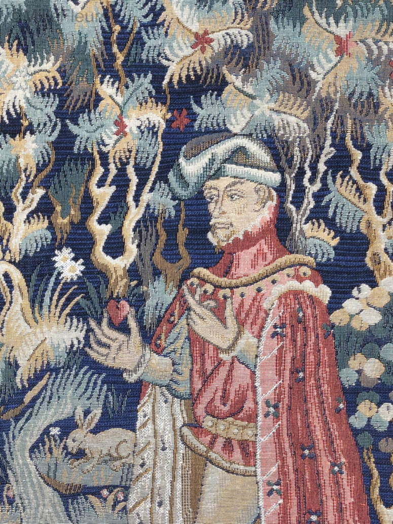 Gift van het Hart Wandtapijten Andere Middeleeuwse - Mille Fleurs Tapestries