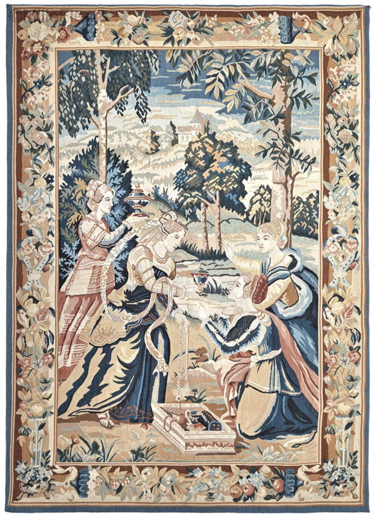 De Bruidsschat Wandtapijten Renaissance - Mille Fleurs Tapestries