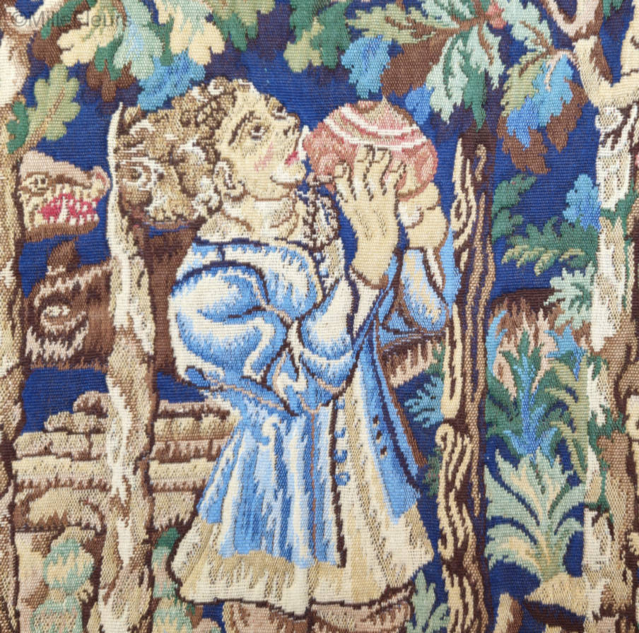 De Houthakkers Wandtapijten Andere Middeleeuwse - Mille Fleurs Tapestries
